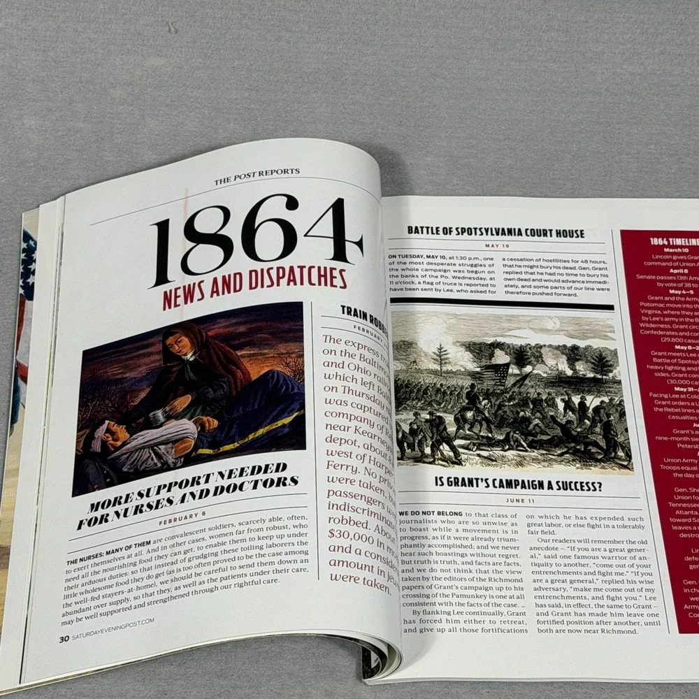 Civil War Saturday Evening Post Untold Stories 2018 Special Collector's Edition
